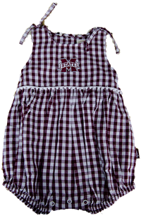 Garb Infant Girls Teagan Gingham Banner M Bubble