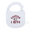 Infant Mstate Caution I Bite Bib