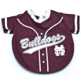 Infant Bib Jersey Style Bulldog Baseball Logo