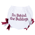Infant I'm Behind the Bulldogs Bloomers