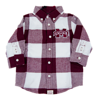 Garb Infant Flannel Nicholas Banner M Long Sleeve Button Down