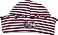Creative Knitwear Baby M-State Stripe Ruffled Cap
