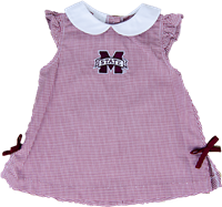 Vive La Fete Infant Embroidered Banner M Sleeveless Collared Dress