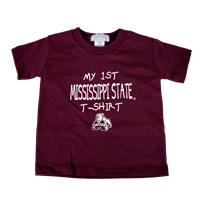 Third Street My 1st Mississippi State T-Shirt Short Sleeve Infant Tee