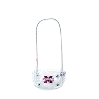 Clear Banner M Crossbody Pouch