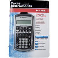 Texas Instruments BA II Plus Financial Calculator