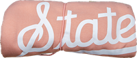 State Script with Tail Sweatshirt Blanket