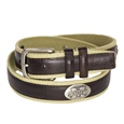 Zep-Pro Banner M Conchos Canvas and Leather Belt