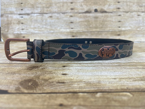 Zep-Pro Banner M Conchos Duck Camo Belt