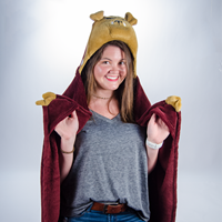 Comfy Critters Bulldog Blanket