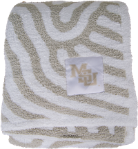 Logo Luxe Dreams MSU Stacked Blanket