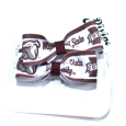 Velcro Tux Pair MSU Logos Bow