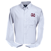 Cutter & Buck Banner M Gingham Anchor Button Down