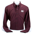Cutter and Buck Nailshead Easy Care Long Sleeve Button- Down