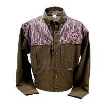 Drake Wingshooter Banner M Mossy Oak 2 Tone Long Sleeve Button Down