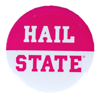 Button Hail State Pink
