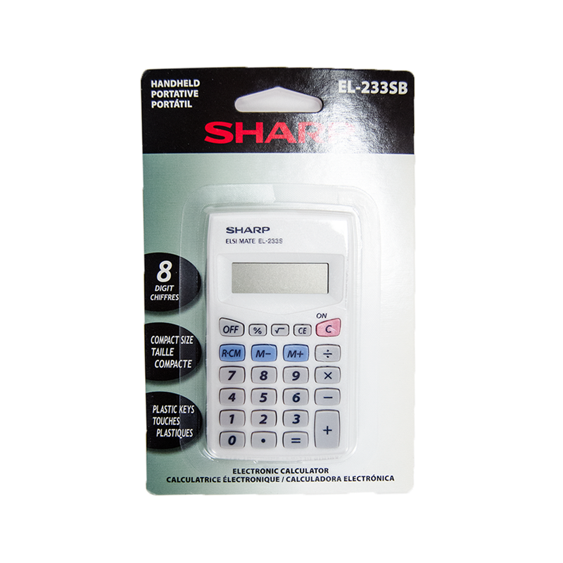 Sharp EL233SB 10 Pack EL233SBX10 Calculator 
