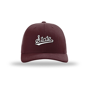 State Script Adjustable Trucker Hat