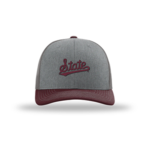 State Script Adjustable Trucker Hat