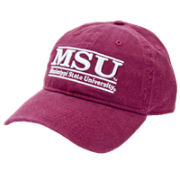 MSU Bar Mississippi State University Adjustable Cap