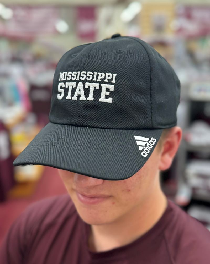 Adidas MIssissippi State Slouch LowBill Adj Cap Campus Book Mart