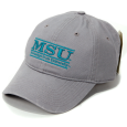 The Game Womens Cap with Teal MSU Bar