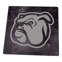 Bulldog Face Square Coaster