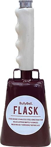 Medium Maroon Flask Cowbell