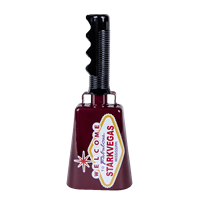 White Welcome To Fabulous Starkvegas Cowbell
