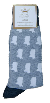 Royal Standard MS State Shape All Over Socks
