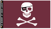 In Memory of Coach Leach Pirate 3x5 Flag (SKU 1401048437)