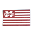 M-State Striped 3' X 5' Durawave Flag with Grommets