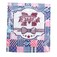 Bow Tie Multi Colored Garden Flag