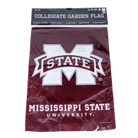 Banner M Mississippi State University Garden Flag