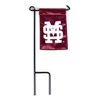 Mini M over S Potted Plant Garden Flag with Stand