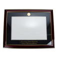 University Frames Vet Classic Mahogany Gold Trim and Gold Medallion Diploma Frame