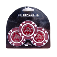 Poker Chip Markers with Standing Bulldog Coins