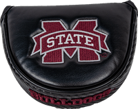 Banner M with Bulldogs Mallet Putter Golf Cover