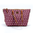 Dooney And Bourke Braided Handle Banner M Satchel