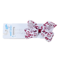 Bulldog Face, Banner M, and Polka Dots Headband Bow