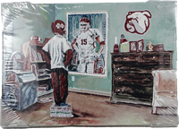 To Dream of Being a Football Player Mirror Canvas
