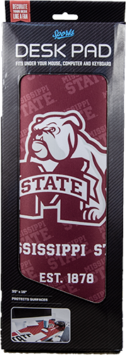 Bulldog with Banner M Desk Pad