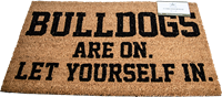 Bulldogs Are On Let Yourself In Doormat