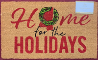 Royal Standard Doormat Home for the Holidays with Wreath (IN-STORE PURCHASE ONLY)