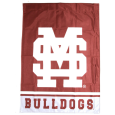 Baseball Logo Bulldogs 28X38 Home Flag