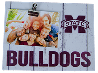 Banner M Bulldogs Picture Holder with Clip White Background