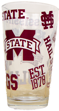 Home Variety Logos 16 oz Glass