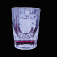 Campus Crystal Fluted MState Shot Glass