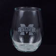 Campus Crystal Stemless MState 21 oz. Wine Glass