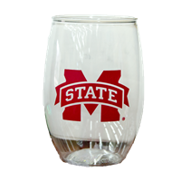 16 Oz Banner M Plastic Wine Glass